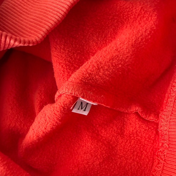 Stussy Orange Sweatshirt with Black 8 Ball Design - Picture 7 of 7